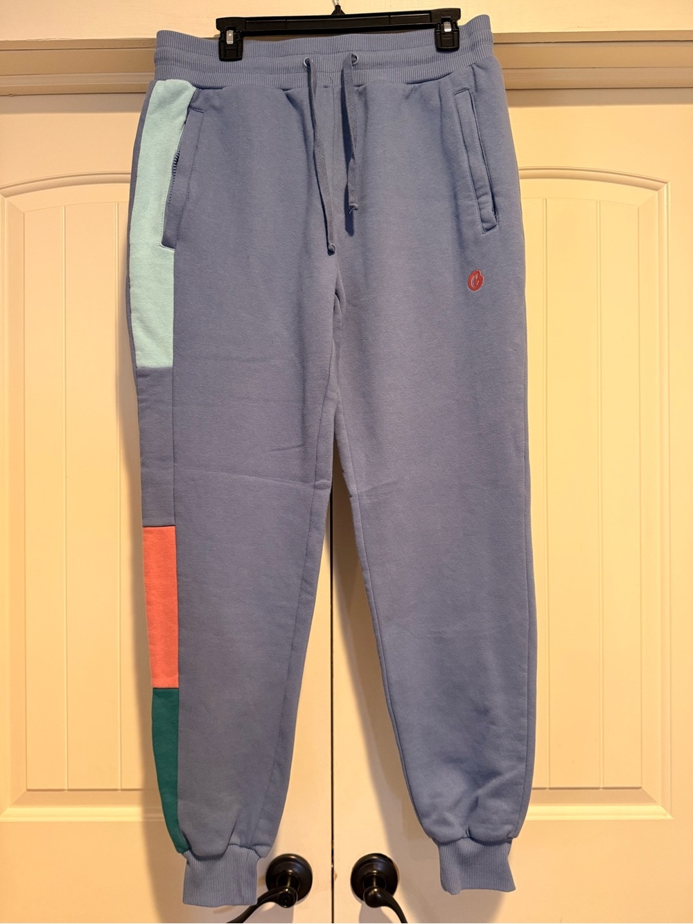 Men's Cookies Blue Colorblock Jogger Pants